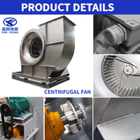 Ventilateur mural en acier inoxydable pour l'extraction de poussières industrielles, 220V, ventilateurs centrifuges OEM avec moteur en cuivre pour un fonctionnement continu