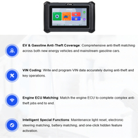 XTOOL X100PADS EV Programador de Llaves IMMO Todo en Uno y Sistema Antirrobo para Vehículos de Nueva Energía y Automóviles de Gasolina