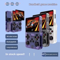 Console de jeu portable R36S rétro avec écran IPS de 3,5 pouces, 128 Go réels, système Arkos, format poche