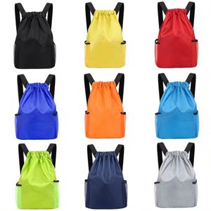 Mochila con Cordón de Baloncesto Plegable Impermeable Personalizada de Alta Calidad, Bolsa con Cordón para Gimnasio, para Actividades al Aire Libre, Mochilas Casuales con Cordón - Product Image 1