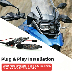 Clignotants avant et arrière LED pour moto, pour BMW R1200 F800 F650GS F700GS Water Bird, clignotants pour vélo - Product Image 2