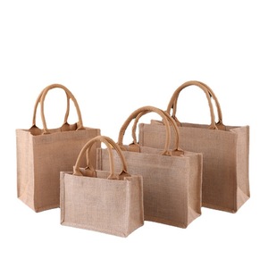 <strong>Custom</strong> logo <strong>Wholesale</strong> Printed Burlap Handbag Eco Reusable Shopping <strong>Jute</strong> Beach <strong>Tote</strong> <strong>Bag</strong> - Product Image 6
