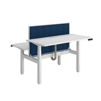 Tables de bureau ergonomiques à double moteur, réglables en hauteur, pour le travail assis-debout, idéales pour le bureau et l'ordinateur à domicile (vente en gros)