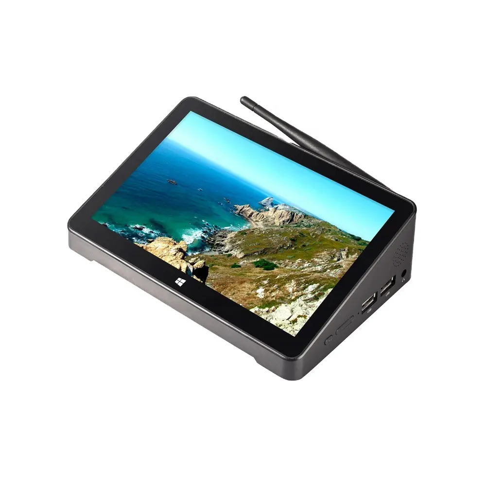 Supporto proiettore TV 7 pollici touch screen micro computer Qaud core touch screen Mini pc