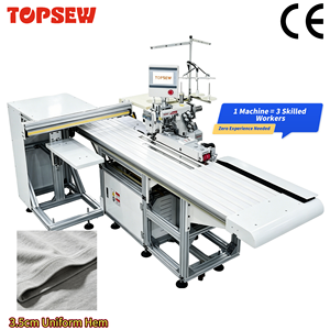 Macchina da Cucire Industriale TOPSEW TS-842 per Orli Piatti ad Alta Velocità, Ideale per T-shirt e Polo - Product Image 2