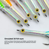 Leurre de pêche à la mouche Streamer 3D à gros yeux pour attirer les truites, longues tiges, mouches artificielles, plusieurs couleurs pour rivière et ruisseau