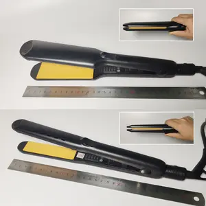 Best Quality Promotional Global Beauty With ceramic Mini Flat Irons Digital Tube Display Fabric Plate Hair Straightener