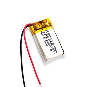 แบตเตอรี่ลิเธียมโพลิเมอร์ลิเธียมโพลิเมอร์601520 3.7V 150mAh ความจุสูงอุปกรณ์สวมใส่อัจฉริยะ KC UL - Product Image 3