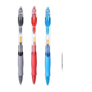 GP1008 Push <b>Button</b> Ballpoint Pen 0.5Mm Bullet Tip Water Based Ink Plastic Body Office School Use - Product Image 1