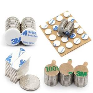 超強力ネオジムN52工業用磁気金属板マグネットピース3M粘着バッキングカスタム壁マウントダイカットマグネット - Product Image 3