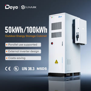 Deye <strong>GE</strong>-F60 Power Container Solar Energy Storage 50Kwh 100Kwh 200Kwh Ess <strong>Battery</strong> Cabinet for Solar System - Product Image 1