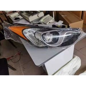 Ensemble de phares avant LED StarNav Halogen Lamp LED Daytime Light, phare large pour Hyundai Elantra 2011-2013 - Product Image 1