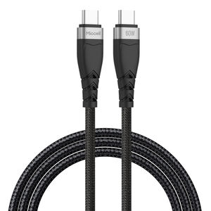 Miccell PD 3A Cable <span class=keywords><strong>de</strong></span> datos tipo C <span class=keywords><strong>de</strong></span> <span class=keywords><strong>carga</strong></span> rápida 60W para teléfono móvil Tablet Laptop IOS Auricular - Product Image 2