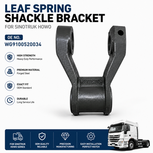 Support de <span class=keywords><strong>suspension</strong></span> à ressorts à lames pour camion poids lourd WG9100520034 pour système de <span class=keywords><strong>suspension</strong></span> SINOTRUK HOWO - Product Image 1