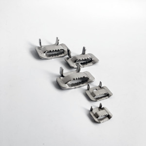 CE認証取得済みステンレス製イヤーロック式バンドバックル 16x1.5mm - Product Image 3