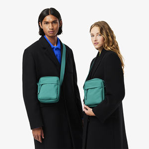 قماش متقاطع مع الجسم معاد تدويره وصديقًا حسب الطلب مع شعار عصري حقيبة صغيرة للرجال والنساء - Product Image 5