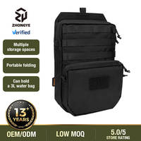 Sac à dos tactique d'hydratation en nylon 500D durable avec poche à eau de 3L pour la randonnée, le cyclisme et la chasse
