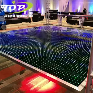 Wireless Light Up White Interactive Pixel Dancefloor Wedding Party Floor Hire