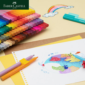 Set de Pintura de Acuarela <span class=keywords><strong>Faber</strong></span>-<span class=keywords><strong>Castell</strong></span> para Niños con Bloques Construibles - Lápices de Dibujo Artístico para Niños de Jardín de Infancia, Set de Pintura Lavable - Product Image 4