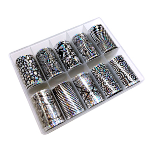Nuevas Pegatinas de Uñas Brillantes 2D con Logotipo Personalizado, Lámina de Transferencia de 4x100cm para Decoración de Uñas, Pegatinas de Arte de Uñas Delgadas No Tóxicas - Product Image 4