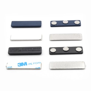 Hình chữ nhật ABS nhựa từ tên người giữ huy hiệu từ tính cho thẻ tên - Product Image 4