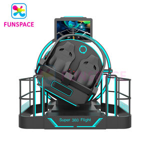Simulador <span class=keywords><strong>de</strong></span> Realidad Virtual Funspace VR Super 360 9D, Máquina <span class=keywords><strong>de</strong></span> Juegos <span class=keywords><strong>de</strong></span> Realidad Virtual <span class=keywords><strong>de</strong></span> 360 Grados para 2 Jugadores en Casa - Product Image 1