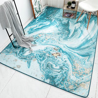 Grands tapis de la série bleue pour le salon, tapis pour le salon, taille 2*3m, prix bas, tapis nordique pour le salon