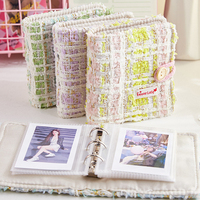 Photocard Holder Album Kawaii Collect Book 3 Anneaux A5 A6 Photocards Binder Instax Journal Scrapbook Organizer