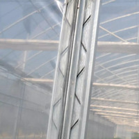 Profil de verrouillage en aluminium pour serre, profil de verrouillage, fil ondulé, fil en zigzag