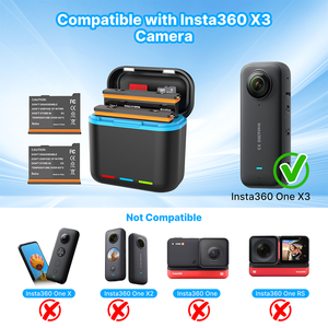 Batería Original <span class=keywords><strong>Insta360</strong></span> ONEX3 de 1800mAh con Cargador Rápido para Cámara Insta 360 One <span class=keywords><strong>X3</strong></span>, Accesorios y Repuestos - Product Image 6