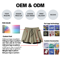 Shorts de course pour hommes en gros, haute élasticité, ajustement parfait, shorts de compression athlétiques avec poche