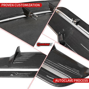 อะไหล่รถยนต์คาร์บอนไฟเบอร์แบบแห้งสไตล์ OME  ลิ้นดิฟฟิวเซอร์กันชนหลังสำหรับ Ferrari 812 GTS - Product Image 3