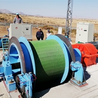 Patlamaya Dayanıklı Maden Vinçleri 3 Ton Yük 512m Kaldırma 2.6m/s Hız Dikey/Eğimli Şaftlar İçin CE/ISO Sertifikalı