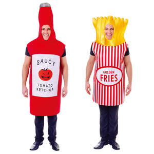 Funny Adult <strong>Costume</strong> Golden Fries and <strong>Tomato</strong> Ketchup for Stage Carnivals &amp; Fast Food Promotions Game <strong>Costumes</strong> - Product Image 2