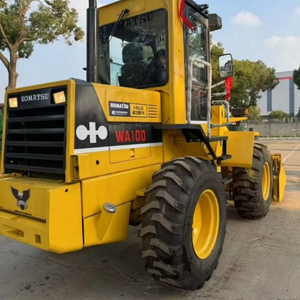Low Price High Quality Used Komatsu WA100 <b>Small</b> Loader Machinery Engineering Equipment Komatsu WA100 380 500 Loaders Hot Sale - Product Image 6