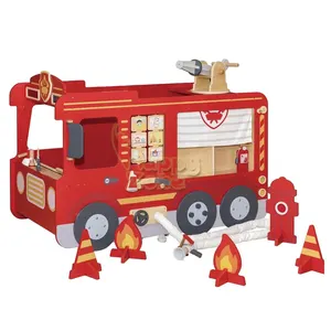kids wholesale dramatic role play house customized fireman Role Play Game for Indoor toddler playground