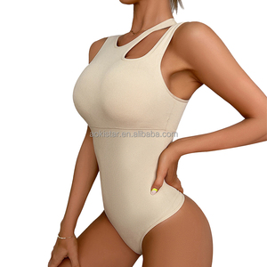 <span class=keywords><strong>Body</strong></span> modellante <span class=keywords><strong>monospalla</strong></span> senza maniche con scollo obliquo, senza schienale, sexy, slim-fit, contenitivo, traspirante, alla moda, imbottito e senza cuciture - Product Image 3