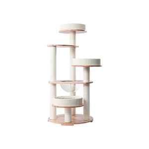 Tour d'escalade pour chat de plafond à sol, plateforme de <span class=keywords><strong>saut</strong></span> et maisonnette, vente en gros - Product Image 5