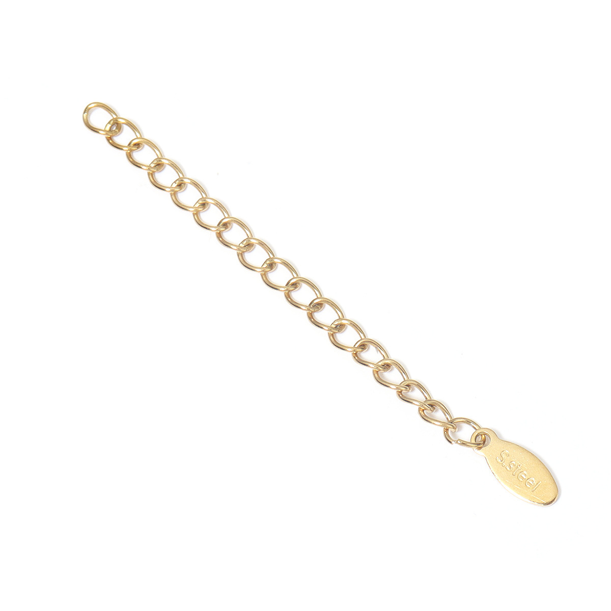 Cadena de cola ovalada (oro)