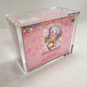 <span class=keywords><strong>2025</strong></span> thiết kế mới <span class=keywords><strong>Acrylic</strong></span> một pieced Booster Box trường hợp trượt nắp UV bằng chứng cho op01 op02 thẻ - Product Image 5
