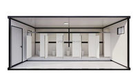 Salle de bain extérieure préfabriquée, toilettes portables de parc, petite salle de douche de camping, WC personnalisé, écologique, durable, certifié CE
