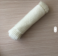 Fabricants de cordes multifilaments en nylon polyamide 5/16 à 3 brins, corde noire de 12 mm, 4 mm, 3 mm, 8 mm, vente en gros