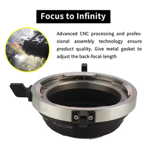 Anillo adaptador de montura de lente XPIMAGE LPL a L compatible con lentes de cine Arri LPL para cámaras <span class=keywords><strong>Leica</strong></span> <span class=keywords><strong>SL</strong></span> y S5 L - Product Image 5