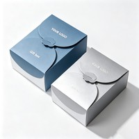 Boîte cadeau vide avec logo personnalisé, emballage cosmétique de luxe, vente en gros, boîtes cadeaux exquises pour demoiselles d'honneur et anniversaires