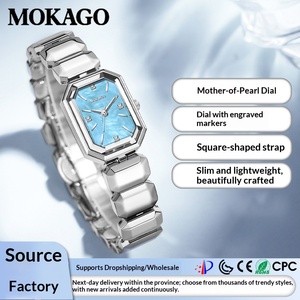 Reloj <span class=keywords><strong>Mohe</strong></span> Gao para Mujer, Estilo Rectangular, de Lujo Ligero y Refinado, con Movimiento de Cuarzo, Alta Estética, Resistente al Agua 30M - Product Image 3
