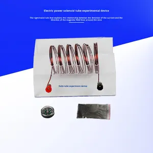 Instrumento de Enseñanza de Física de Alta Demanda: Aparato de Experimento de Solenoide Electrificado para el Campo Magnético de Corriente, Regla de la Mano Izquierda y Ampere - Product Image 5