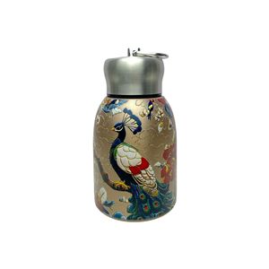 Xiao Yi Chinese Style Peacock <b>Thermos</b> Cup 316 Stainless Steel Vacuum Flask Leak Proof Travel Water <b>Bottle</b> - Product Image 2