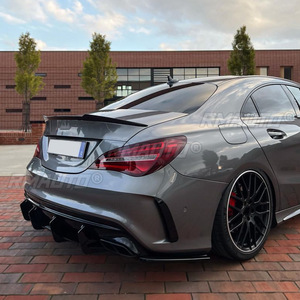 ชุดแต่งลิ้นกันชนหลังรถยนต์สำหรับ Mercedes Benz CLA Class W117 C117 CLA45 AMG Sedan ปี 2016 2017 2018 2019 - Product Image 6