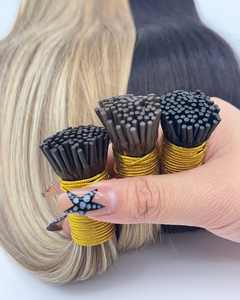12-30 Inch I Tip Hair Extensions Human Hair Keratin I Tip hair Straight <b>Body</b> <b>Wave</b> All Colors Available Wholesale Fast Shipping - Product Image 5
