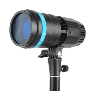 50W Photography Spotlight Video Led Fill Light With Four Color Lenses Studio Portrait Outline Spotlight